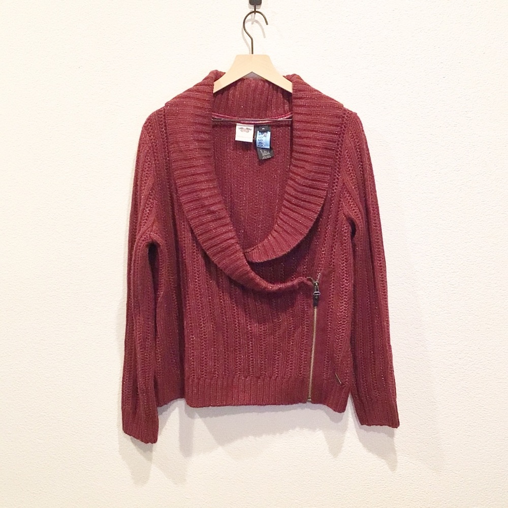 Harley-Davidson Moto Knit Sweater Sz XL